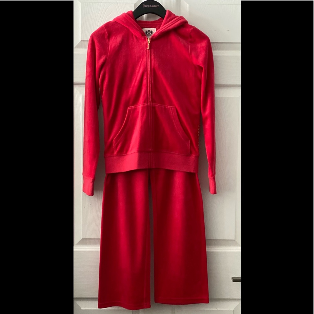 NWT JUICY COUTURE Girls 2 Piece POPPY Original Jacket   end Pants